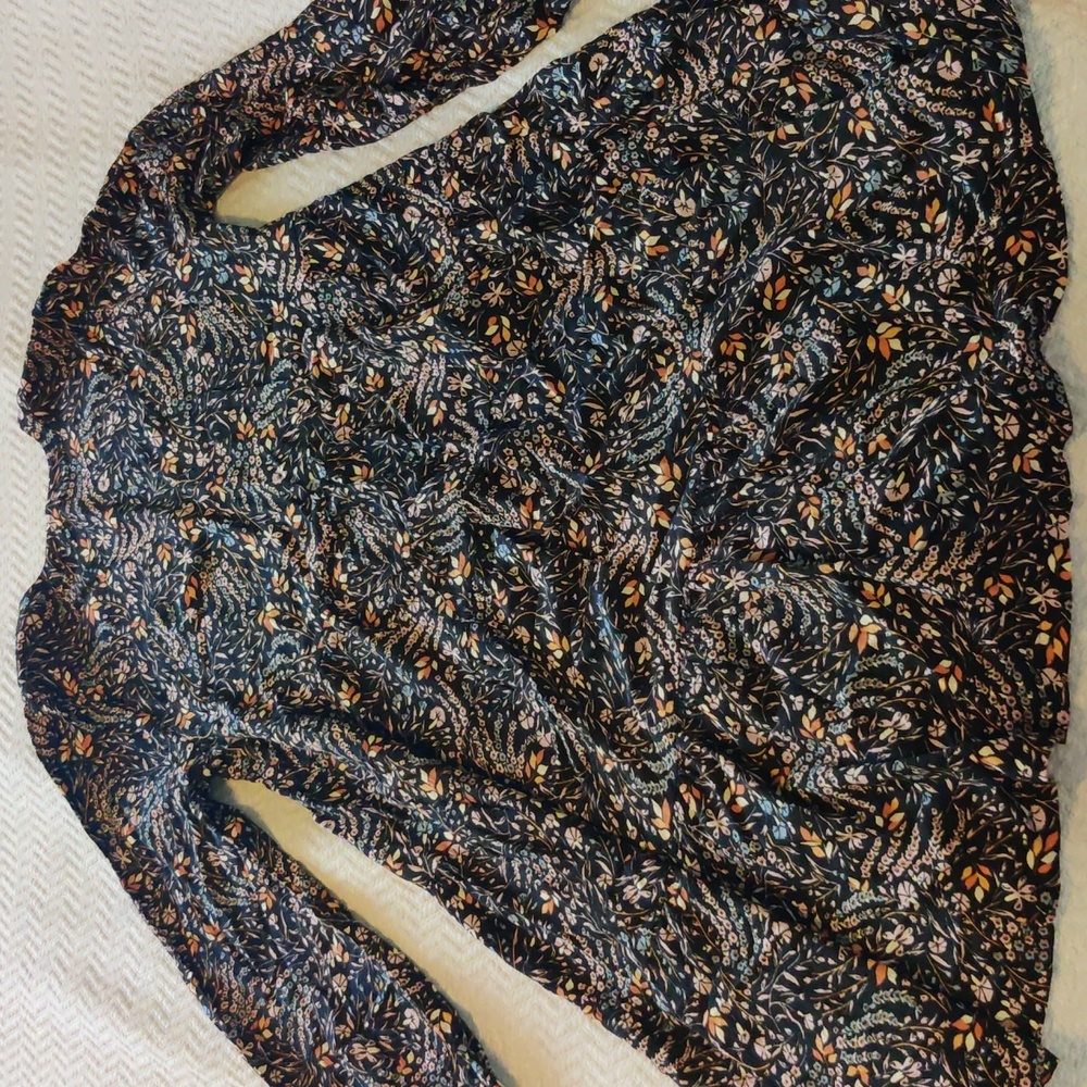 Anthropologie Maeve Fall Leaves Tunic Dress Size Small - Picture 7 of 8